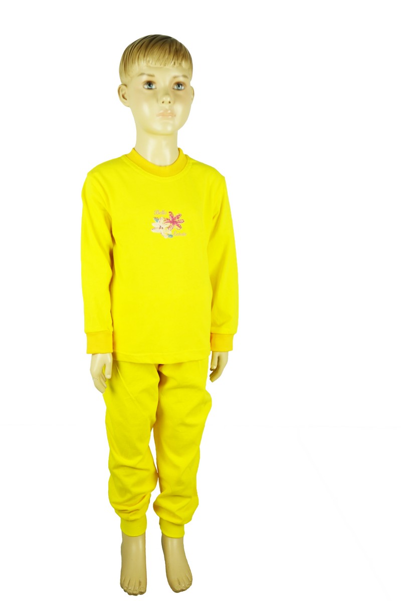Пижама  детская (брюки+фуфайка) с апликацией