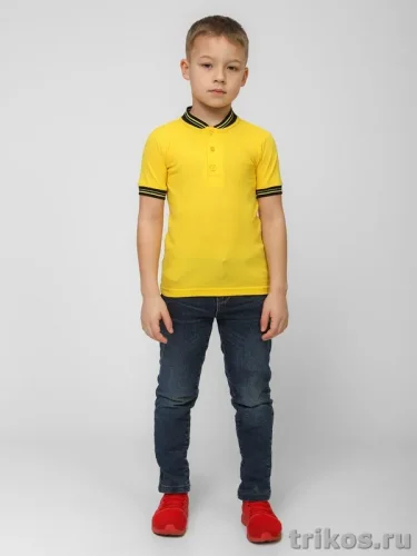 Футболка-поло детская (пике) кор.рукав на манжете Футболка-поло детская (пике) кор.рукав на манжете