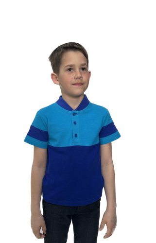 Рубашка поло воротник стойка кор.рукав Рубашка поло воротник стойка кор.рукав